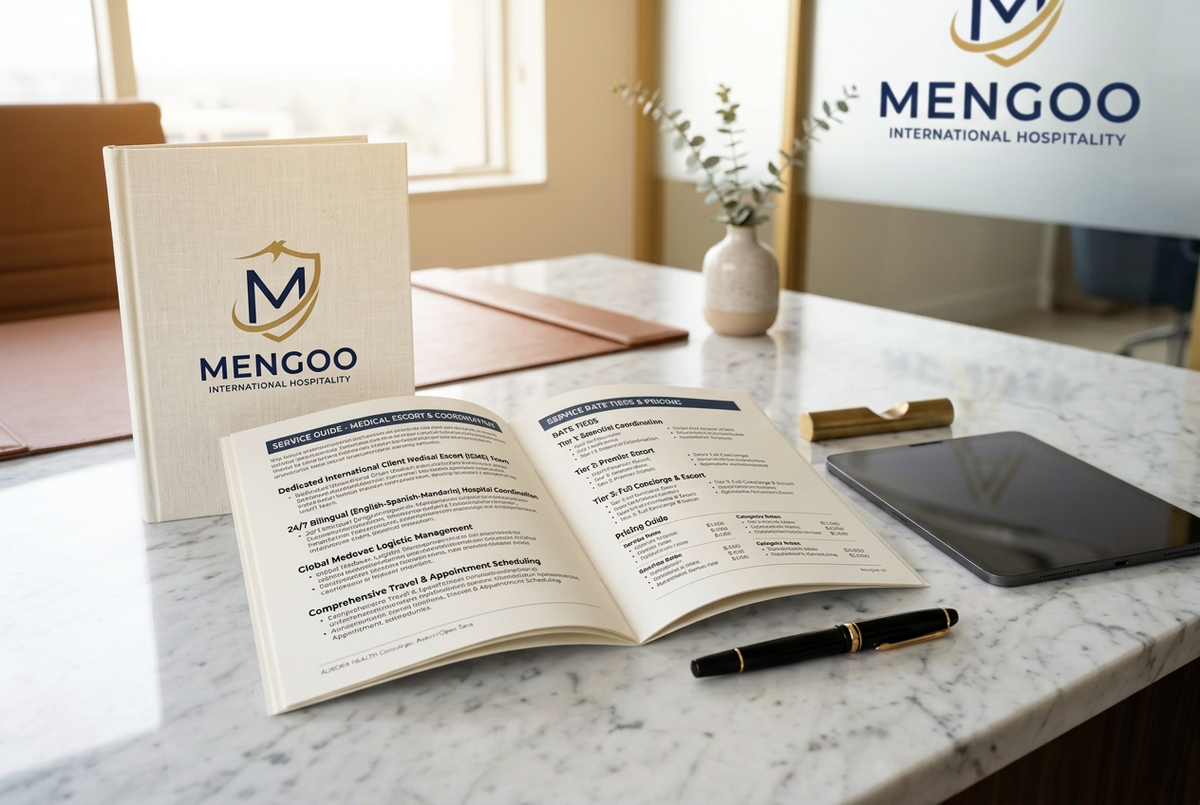 Overseas Client Medical Companion Service Price List (USD)